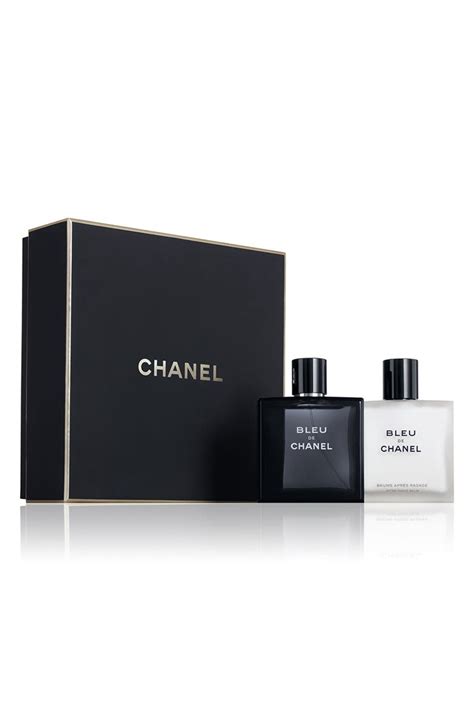 chanel bleu men's perfume gift set|Chanel bleu for men 50ml.